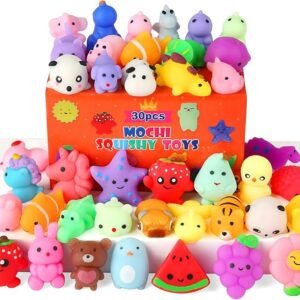 30 Pack Squishy Toys, Kawaii Squishies Party Favors for Kids 4-